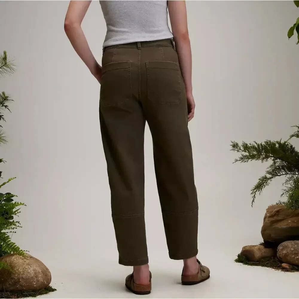 Alpine Design Women's Vintage Olive Barrel Pants Size 8